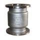 Professional manufacture stainless steel SS304 or SS316 Industry Flanged Vertical Spring Loaded Check Valve with flange