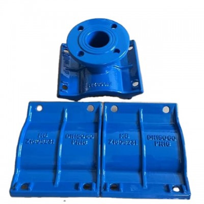 Ductile casting iron DI T type universal flanged saddle clamp