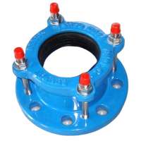 TOPSUN EN14525 Ductile Cast Iron Threaded Flange Adapter for Ductile Iron Pipe